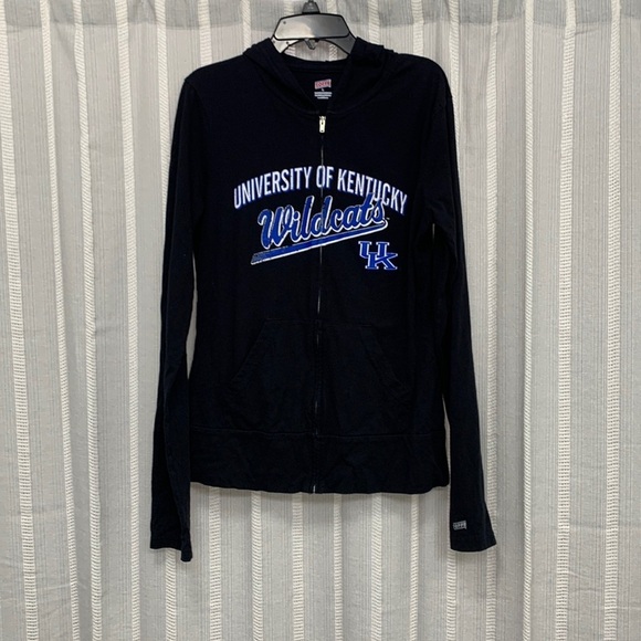 Soffe Tops - Soffe UK Wildcats University of Kentucky Full Zip Hoodie Lightweight Size L -EUC